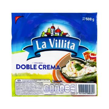 Queso Doble Crema La Villita 500 g