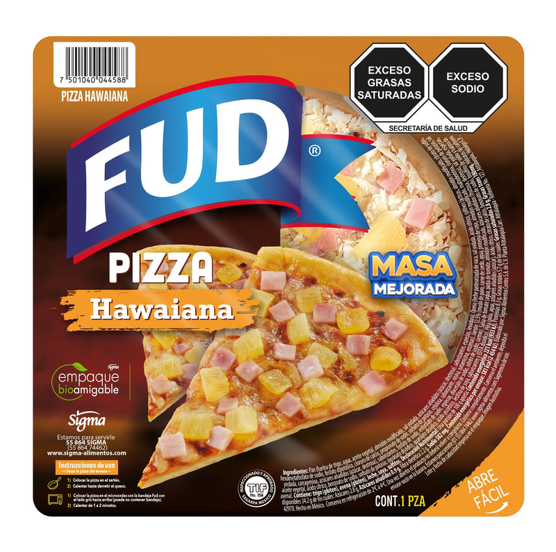 Pizza Hawaiana Individual FUD 263 g