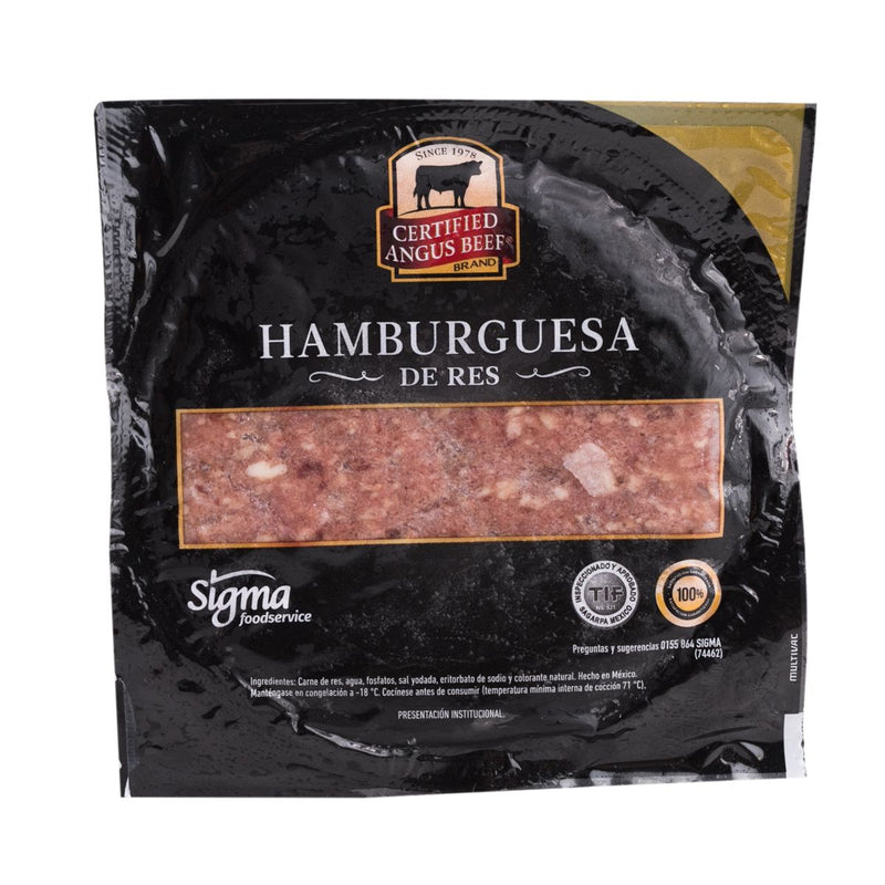 Hamburguesas Certified Angus Beef 8 oz - 5 Piezas de 238 g c/u (1.13 kg)