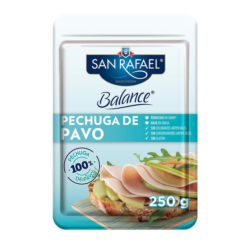 Pechuga de Pavo Balance San Rafael Escalonada 250 g