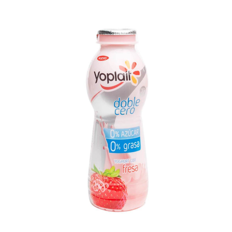 Yogurt Bebible Doble Cero Con Fresa Yoplait 242 g