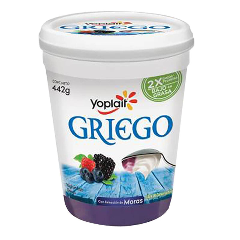 Yoghurt Griego Moras Bajo En Grasa Yoplait 442 g