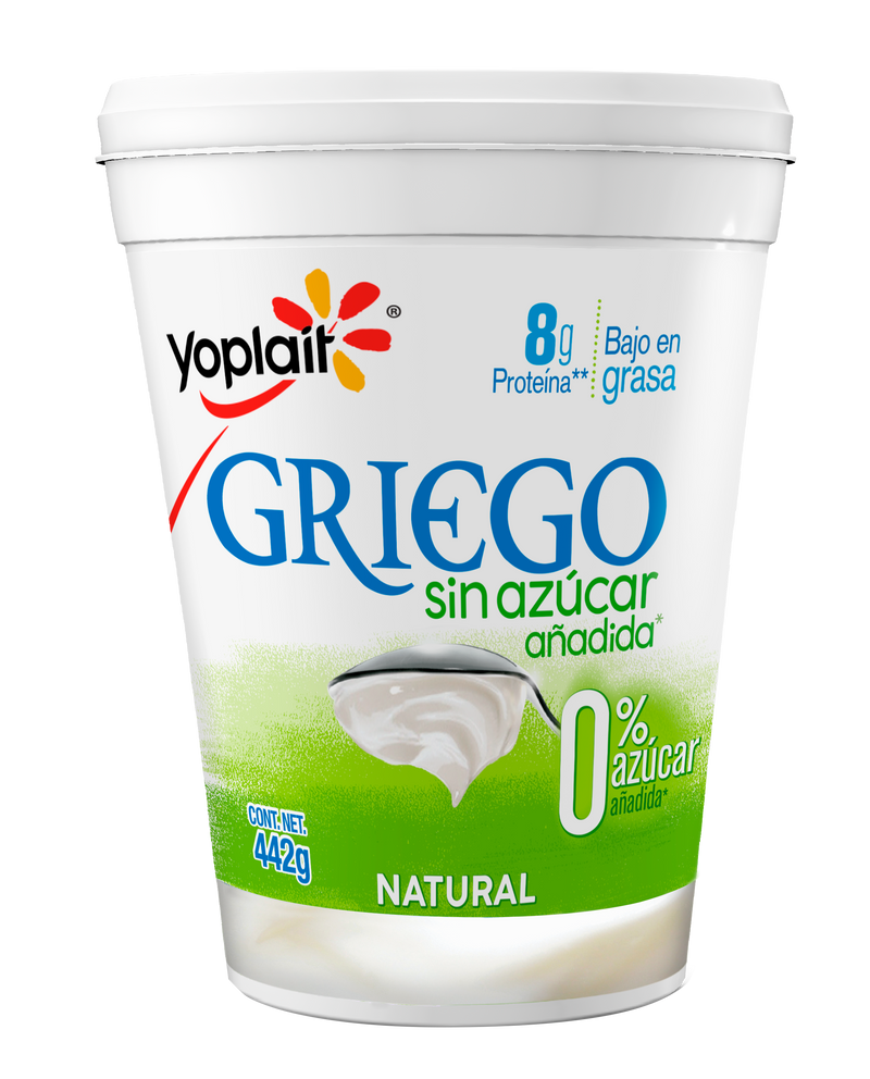 Yoghurt Griego Batido Sin Azúcar Natural Yoplait 442 g