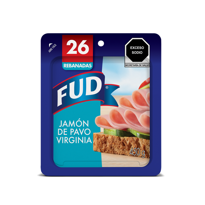 Jamón de Pavo Virginia FUD 450 g