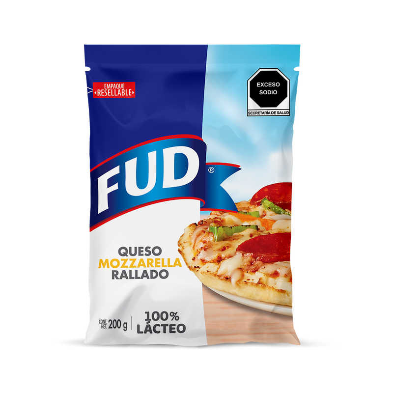 Queso Rallado Mozzarella FUD 200 g