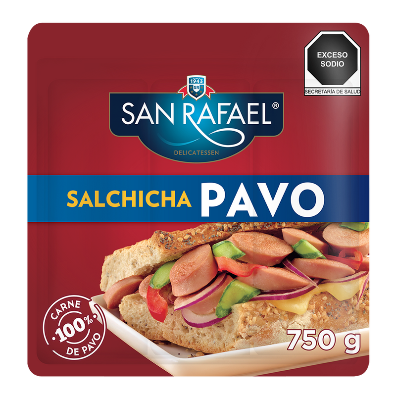 Salchicha de Pavo San Rafael 750 g